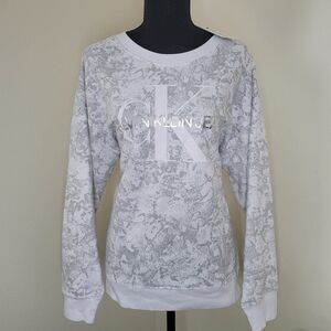 Calvin Klein Jeans Women's Cobra Print Crewneck Pullover